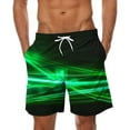 thumbnail image 1 of Sentmoon Golf Shorts Men Quick Dry Summer Loose Elastic High Waist Beach Shorts Drawstring Light Print Gym Shorts with Pockets 2025 Stylish for Relaxing at Home Mint Green M, 1 of 4