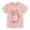 Pink, variant on WOLLED Baby Toddler Short Sleeve T-Shirt for Girls Summer 100% Organic Cotton Tee Shirt Kids Crew Neck Cartoon Tees Shirts,Size 2-8T