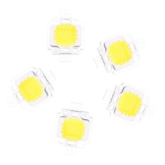 5 PCS IC LED Bulb Warm White 10W 3200K 800LM 9 - 12V,5 x LED light,warm white