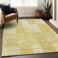 thumbnail image 6 of Addison Rugs Mayfield Washable Transitional Striped Honey Rectangle Rug, 5' x 7'6", 6 of 6