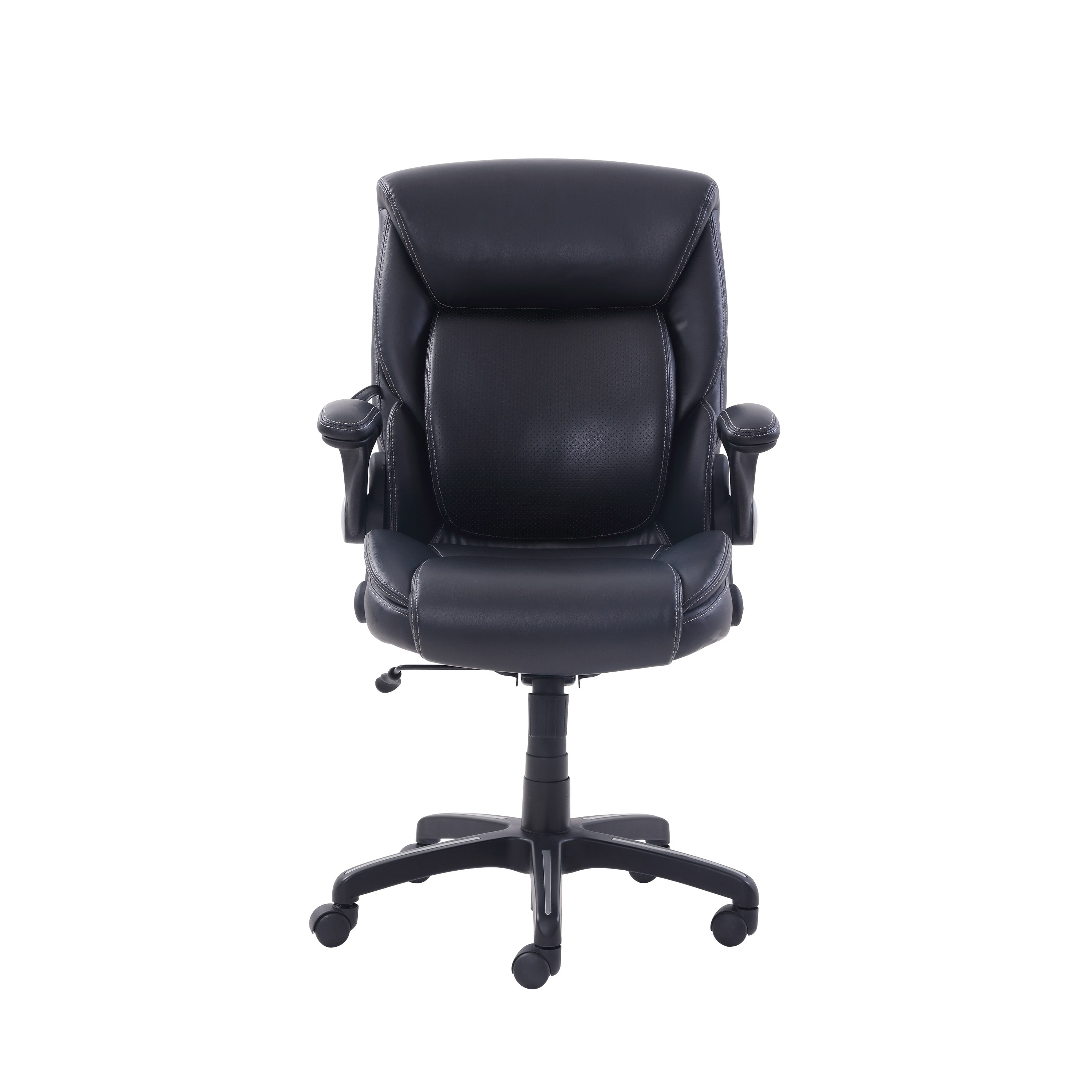 Serta Leather Manager's Office Computer Chair Black Free Shipping! NEW 