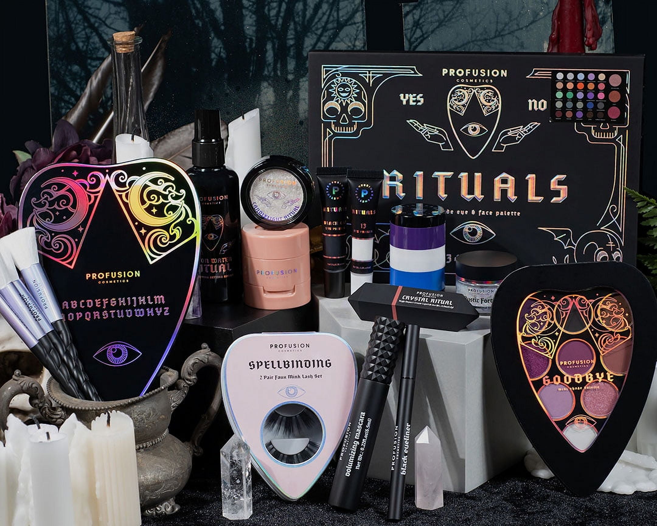 Profusion Cosmetics Rituals Spellbinding 2 Pair Faux Mink Eyelash Set - Witchcraft