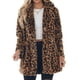 thumbnail image 1 of Moda mujer Casual felpa invierno cálido leopardo manga larga Patchwork señoras Tops prendas de vestir Fridja  po1706, 1 of 1