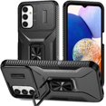 thumbnail image 1 of Funda para GANGXUN Samsung Galaxy A14 5G - Soporte metálico, Función magnética, Negro, 1 of 5