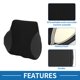 thumbnail image 2 of Almohada lumbar para asiento de coche Unique Bargains Soporte de espuma viscoelástica Diseño ergonómico 36x39.5x9cm Poliéster Negro 1 Pc, 2 of 6