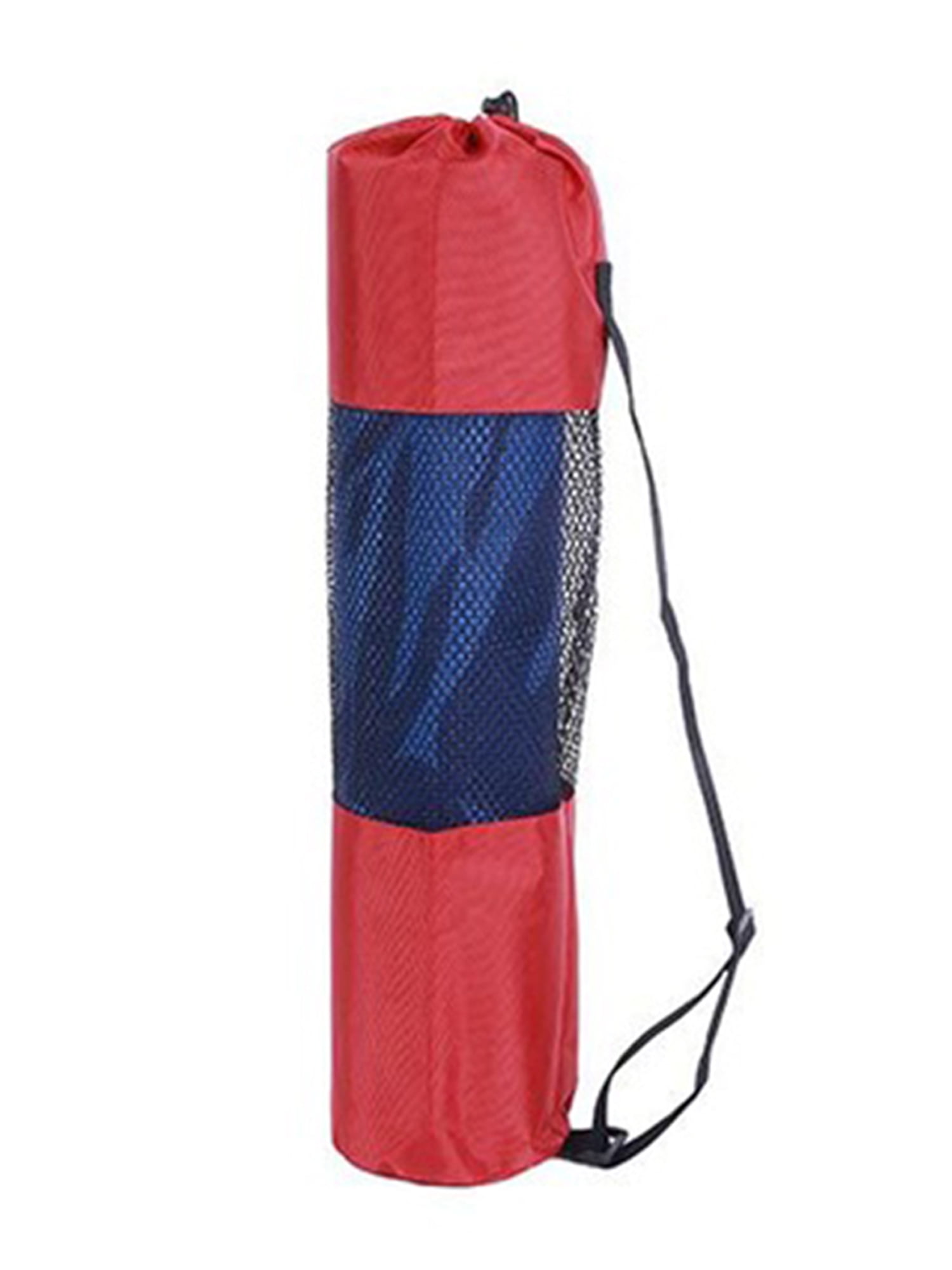 & string closure light  pockets Details about    Gaiam pink yoga mat bag with shoulder strap 