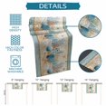thumbnail image 6 of Starfish Coastal Blue Table Runner 90 Inches, Summer Ocean Coral Conch Vintage Bed Runner Dresser Scarves Tabletop for Indoor Outdoor Parties/Ceremony/Banquet, 13" x 90", 6 of 9