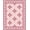 Pink, Pattern 1, variant on ODIKA 4'x6' Machine Washable Non-Slip Area Rug, Swirl Damask Heritage Artisan Classic Charm High Traffic Rug, Pink, 579279