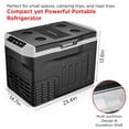 thumbnail image 6 of Frigidaire Portable Dual Zone Refrigerator Freezer 20L, Black Rugged 2-in-1 Car Fridge with Cooler for Travel, Camping, Truck, RV, 6 of 12