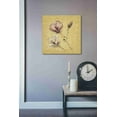 thumbnail image 2 of Epic Graffiti 'Magnolia Blossom on Gold' by Cheri Blum, Canvas Wall Art, 18"x18", 2 of 2