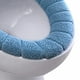 thumbnail image 4 of Kearding Gran oferta, cómoda funda de asiento de inodoro de terciopelo Coral para baño, funda de inodoro de invierno, alfombrilla para inodoro Juegos de accesorios de baño azul, 4 of 6