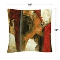 thumbnail image 2 of Masters Fine Art 'Abstract Ix' 16 X 16 Decorative Throw Pillow, 2 of 4
