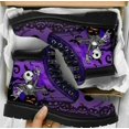 thumbnail image 2 of Ladies Jack Skellington Snow Ankle Boots Womens Warm Winter Rose Skull ShoesUK 4, 2 of 3