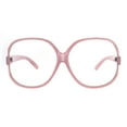 thumbnail image 4 of Womens Oversize Exposed Lens Butterfly Granny Plastic Eyeglasses Pink, 4 of 4