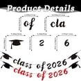 thumbnail image 3 of 2026 Graduation Banners Party Decorations, Binkne Congratulations Banner, Sparkling Graduation Banner, Party Decoration for School, Home & Celebration, 3 of 5