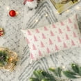 thumbnail image 5 of Smile Pink Christmas Tree Throw Pillow Cover, 12 x 20 inch, 5 of 7