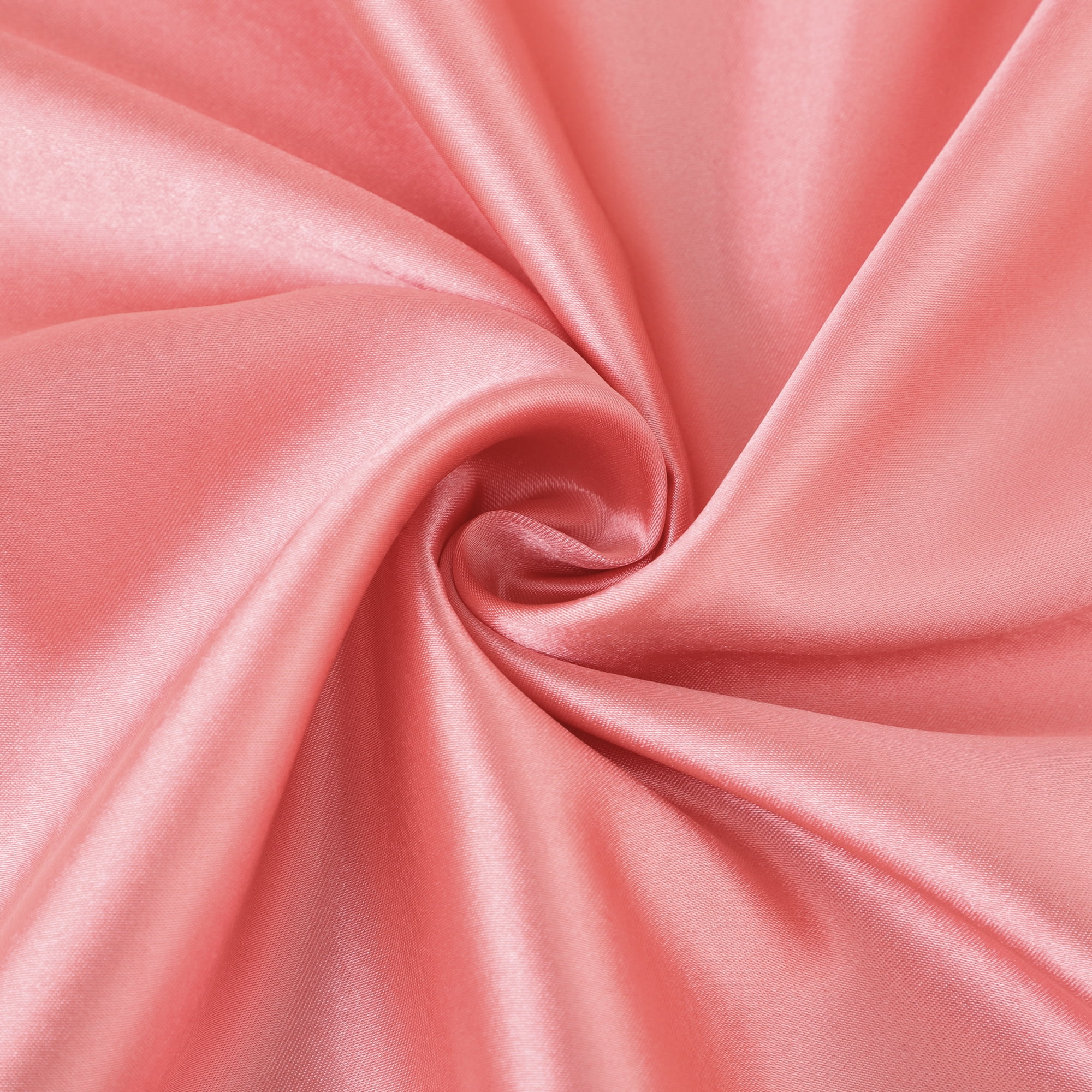 Unique Bargains 1 PC Satin Envelope Closure Body Pillowcases Light Coral 20"x48"