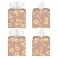 thumbnail image 2 of Tissue Cute Bee Box Cover Holder, Square by Xecao - Leather Decorative Organizer for Tabletop, Bathroom, Car, Office, 2 of 8