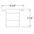 thumbnail image 6 of DMB52 1.5W Low Voltage LED Landscape In-ground Brass Waterproof Well Lights Fixture, 6 of 7