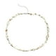 thumbnail image 1 of Gargantilla Qarigey de cuarzo de piedra Natural hecha a mano collar llamativo con cuentas elegantes para mujeres y niñas blanco, 1 of 6