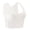 White, variant on Seamless Chest Binder Sports Bra, Minimizer Bra for Large Bust with Compression, Wireless Shockproof Pullover Top for Daily Wear, Yoga, Layering