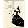 thumbnail image 2 of Beardsley, Aubrey 20x24 Black Ornate Wood Framed with Double Matting Museum Art Print Titled - Yellow Book 1894 Vol.2 - Marionettes 1, 2 of 4