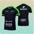 thumbnail image 4 of Camiseta holgada de tenis para hombre, camisa de manga corta con cuello redondo de Color sólido, transpirable, de secado rápido, para verano, 2024, 4 of 4
