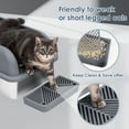 thumbnail image 4 of Caja de arena para gatos Suzzipaws de acero inoxidable XL para grandes felinos, 4 of 6