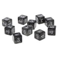 thumbnail image 2 of 40 Uds dados acrílicos D6 dados de juego de de 6 caras para accesorios Café Negro Púrpura Zulema Dados poliédricos, 2 of 8