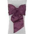 thumbnail image 7 of LA Linen Bridal Satin Chair Bow Sashes (Set of 10), 7 of 7