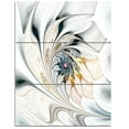 thumbnail image 2 of Tableau moderne imprimée sur toile Design Art Verre blanc florale, 2 of 3