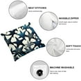 thumbnail image 4 of Starfish Pillow Covers  Summer Beach Themed Blue Coastal Pillows Nautical Decor for Home Bedroom Living Room Pillowscase Square Cushion Cover, 4 of 6