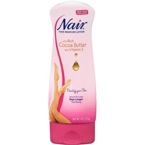 Nair Cocoa Butter Hair Remover Lotion, 9 Oz (Pack of 3)