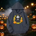 thumbnail image 4 of Grblisyd Cute Hoodies for Teen Girls Halloween Trendy Preppy Hooded Sweatshirts Oversized Long Sleeve Pullover Tops, 4 of 6
