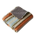 thumbnail image 2 of Barefoot Bungalow Painted Desert Reversible Southwestern Throw Blanket, Clay, 2 of 6
