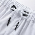thumbnail image 5 of Ketyyh-chn99 Men's Shorts Casual Cargo Pants with Pocket Button Zipper Shorts White,3XL, 5 of 5