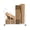 White, variant on ToppiJoy Metal Carton Cart Stand with Handle, Portable Cardboard Box Storage Rack with Wheels, for Home Supermarket Warehouse (Black)