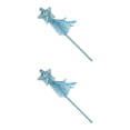 thumbnail image 3 of Vogacara Gato Teaser Brillo Estrella de cinco puntas Hermoso disfraz de Navidad Varita de niña Cumpleaños Vestirse Diseño lindo Angel Stick Azul Azul 2piezas Vogacara CBP384635, 3 of 6