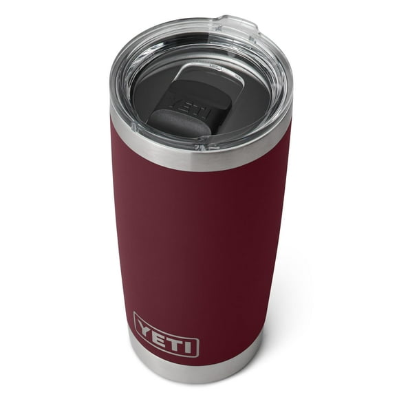 YETI Rambler Vaso aislado al vacío de acero inoxidable de 20 oz con tapa MagSlider