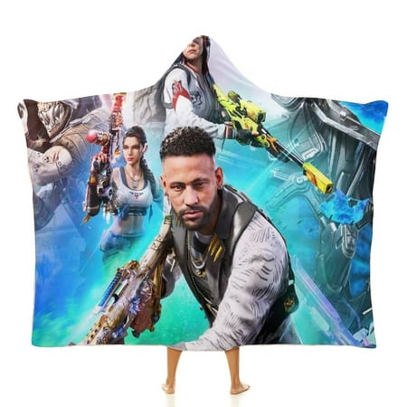 Call Of Duty Mobile World Soft Wearable Blanket Hoodie Hooded Blanket Warm Decor Gift For Kids Adult For Sofa Bed Office