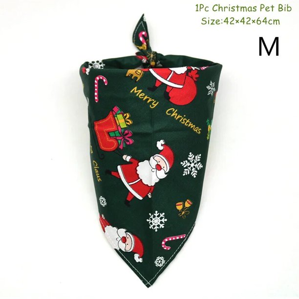 Dog Christmas Hat Pets Santa Bibs New Year Party Cosplay Costume Clothes Accessories Puppy Cap Cats Bandana Gift Xmas Home Decor