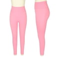 thumbnail image 2 of Pantalones de yoga para mujer, cintura alta, realce de glúteos, secado rápido, elásticos, talla L, color rosa, 2 of 14