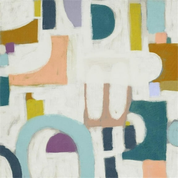 Giant Art 54x54 Convo II Fine Art Giant Canvas Print in Multi-Color