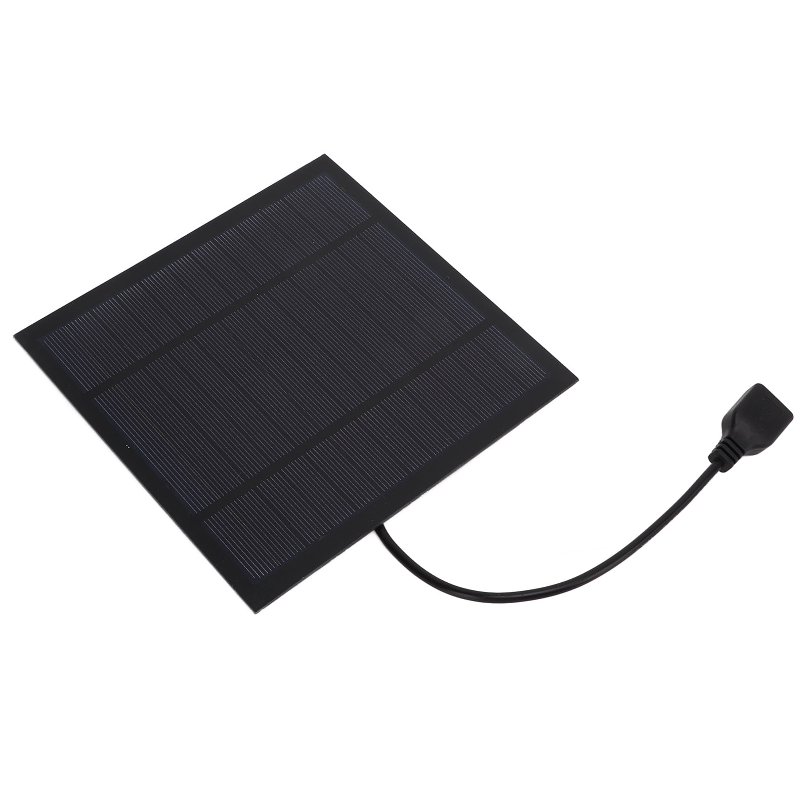 Domqga 5W Mini Solar Panel Powered USB Cooling Iron Fan Power Bank Fan
