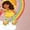 LIGHT PINK, variant on Strawberry Shortcake - Rainbow - Youth Girls Boxy T-Shirt