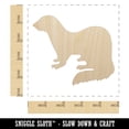 thumbnail image 2 of Ferret Solid Wood Shape Unfinished Piece Cutout Craft DIY Projects - 4.70 Inch Size - 1/4 Inch Thick, 2 of 7