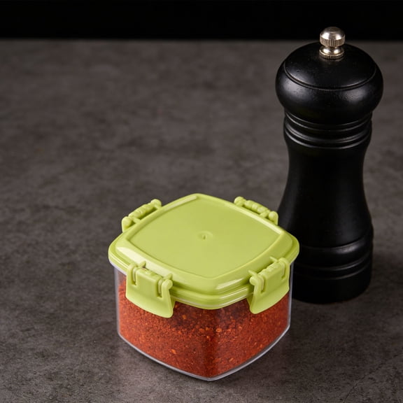 Portable Airtight Snack Storage Containers Small Plastic Sealable Jars for Food