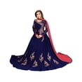 thumbnail image 4 of Trendmalls Women's Georgette Embroidery Work Ready To Wear Anarkali Suit Set, 4 of 9