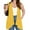 G1-Yellow, variant on SHOWMALL Women's Plus Size Boleros Sleeveless High Low Hem Draped Light Gray 1X Relaxed Fit Open Front Lightweight Jacket with Pockets Spring Summer Fall Layering Essential