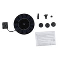 thumbnail image 1 of Solar Fountain Floating Pump Water Feature Garden Pool Bird Bath Pond Outdoor Ponds Water Features 7V/1W, 1 of 9